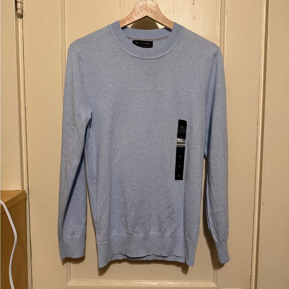 Banana Republic Sky Blue Crewneck Sweater